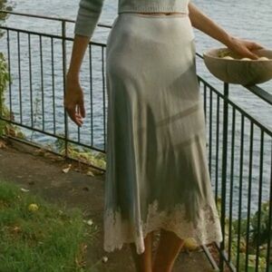 Doen Silk Lace Elowen Skirt